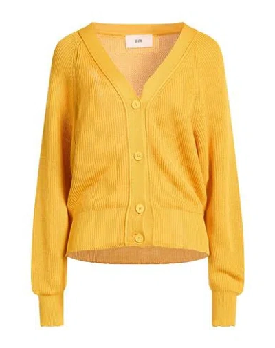 Solotre Woman Cardigan Marigold Size 3 Cotton In Yellow