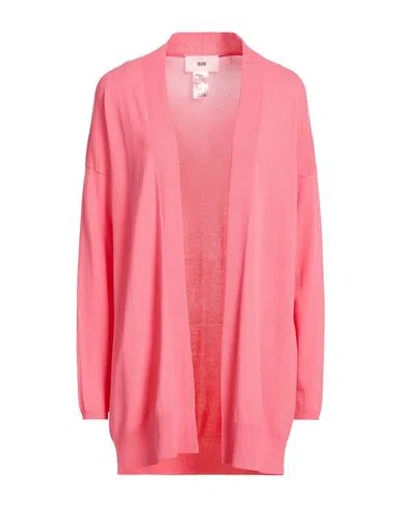 Solotre Woman Cardigan Pink Size Onesize Viscose, Polyamide