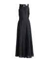Solotre Woman Maxi Dress Black Size 4 Silk