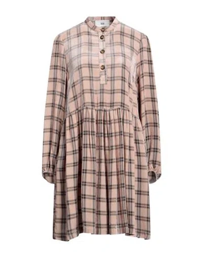 Solotre Woman Short Dress Blush Size 6 Viscose In Pink