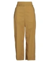 Solotre Woman Pants Acid Green Size 8 Cotton In Green