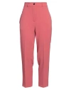 Solotre Woman Pants Antique Rose Size 4 Polyester, Elastane In Pink