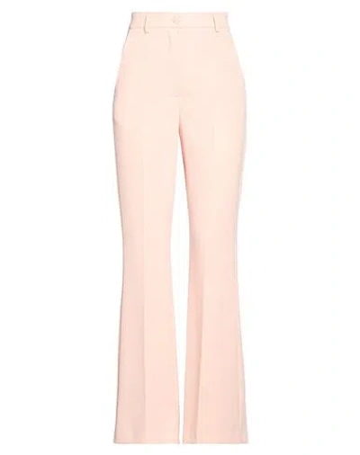 Solotre Woman Pants Blush Size 2 Polyester, Acetate, Viscose In Pink