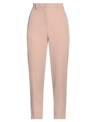 Solotre Woman Pants Blush Size S Polyester, Elastane In Pink