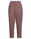 Solotre Woman Pants Camel Size 10 Polyester, Viscose, Elastane