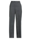 Solotre Woman Pants Black Size 10 Polyester, Elastane, Viscose