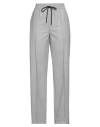 Solotre Woman Pants Grey Size 8 Polyester, Virgin Wool, Elastane, Cotton In Grey