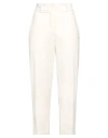 Solotre Woman Jeans White Size 10 Cotton In White