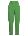 Solotre Woman Pants Light Green Size 4 Polyester, Elastane, Viscose