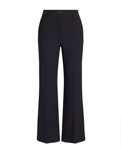 Solotre Woman Pants Midnight Blue Size 4 Polyester, Virgin Wool, Elastane