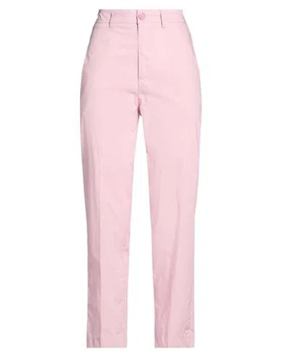 Solotre Woman Pants Pink Size 2 Cotton