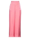 Solotre Woman Pants Pink Size 6 Viscose, Polyester In Pink