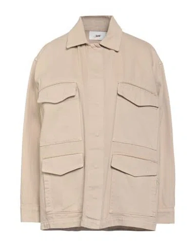 Solotre Woman Shirt Beige Size 8 Cotton In Brown