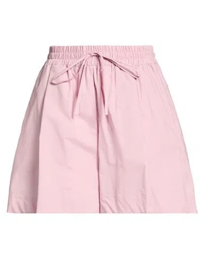 Solotre Woman Shorts & Bermuda Shorts Pink Size 8 Cotton