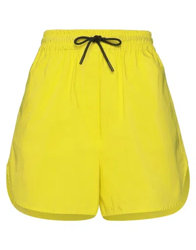 Solotre Woman Shorts & Bermuda Shorts Yellow Size 8 Cotton