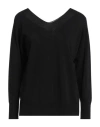Solotre Woman Sweater Black Size 1 Viscose, Polyamide