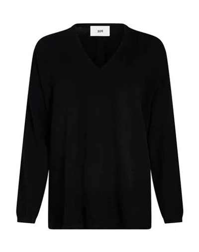 Solotre Woman Sweater Black Size Onesize Wool