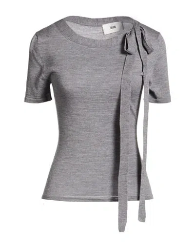 Solotre Woman Sweater Grey Size 3 Wool, Silk In Gray