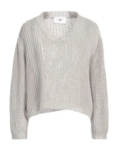 Solotre Woman Sweater Light Grey Size Onesize Cotton, Silk