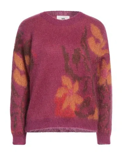 Solotre Woman Sweater Mauve Size 2 Mohair Wool, Polyamide, Wool