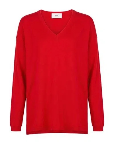 Solotre Woman Sweater Red Size Onesize Wool