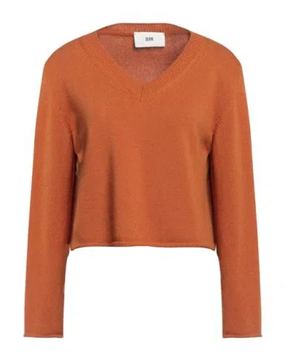 Solotre Woman Sweater Rust Size 4 Wool In Red