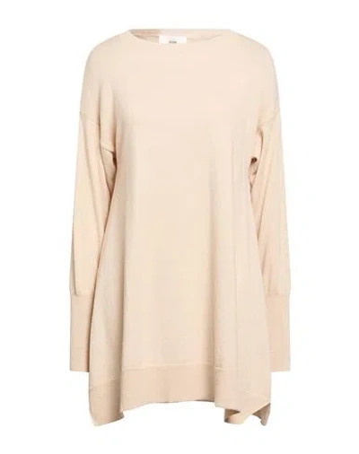 Solotre Woman Sweater Sand Size 2 Wool