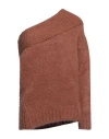 Solotre Woman Sweater Tan Size 1 Wool, Acrylic, Polyamide, Elastane In Brown