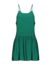 Solotre Woman Top Green Size M Acetate, Silk
