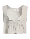 Solotre Woman Top Off White Size 6 Linen, Cotton