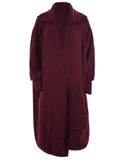 Solotre L Cardigan. In Red