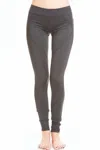 Solow Dotted Herringbone Legging In Black In Black