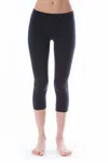 Solow High Impact Crop Legging In Black In Black