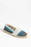 Soludos Colorblock Slip-on In Grey Blue Natural