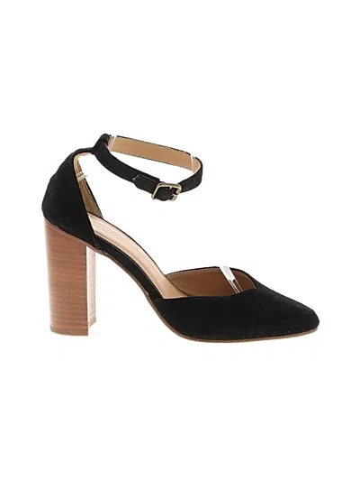 Pre-owned Soludos Heels In Black
