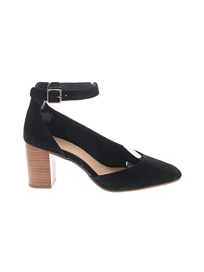 Pre-owned Soludos Heels In Black