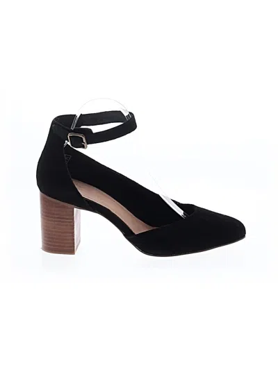 Pre-owned Soludos Heels In Black