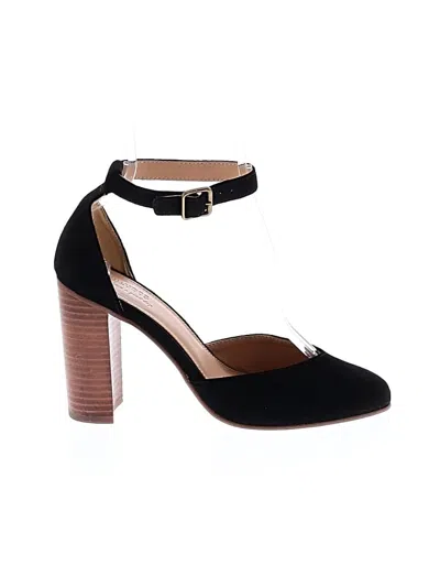 Pre-owned Soludos Heels In Black