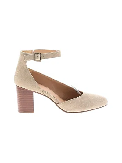 Pre-owned Soludos Heels In Ivory