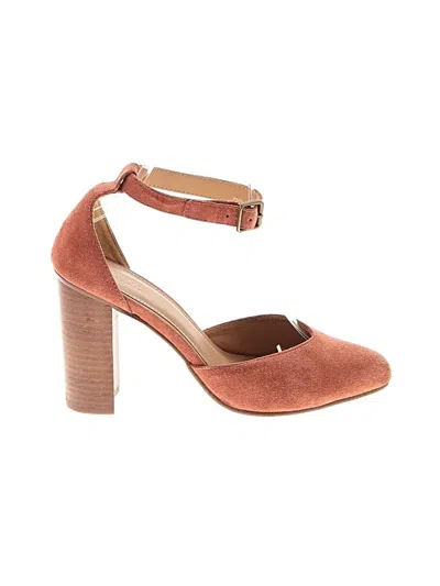 Pre-owned Soludos Heels In Tan