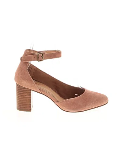 Pre-owned Soludos Heels In Tan