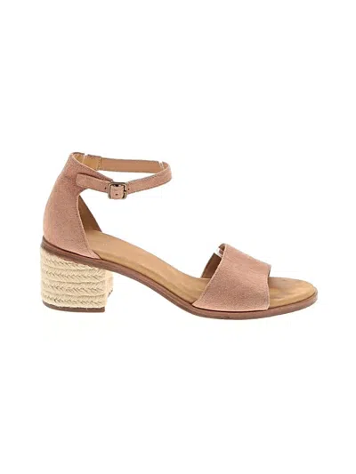 Pre-owned Soludos Heels In Tan