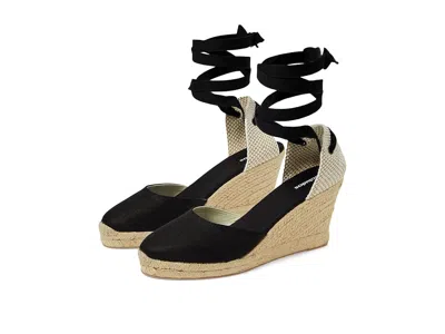 Soludos Marseille Wedge Espadrille In Black