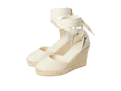 Soludos Marseille Wedge Espadrille In White