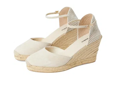 Soludos Marseille Wedge Espadrille In White