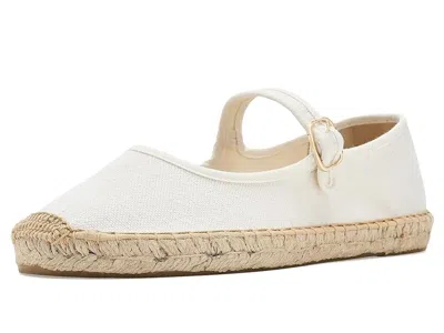 Soludos Mary Jane Espadrille In White