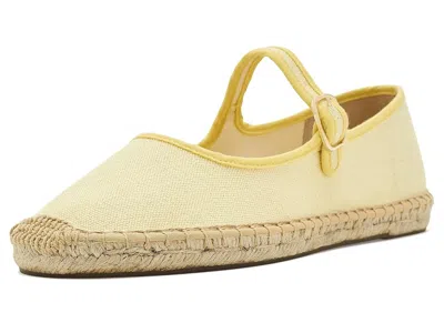 Soludos Mary Jane Espadrilles Butter Yellow In Neutral