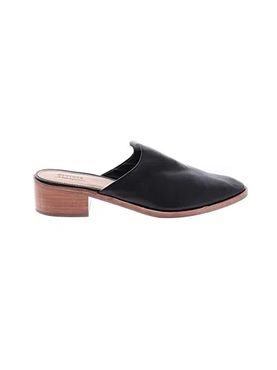 Pre-owned Soludos Mule/clog In Black