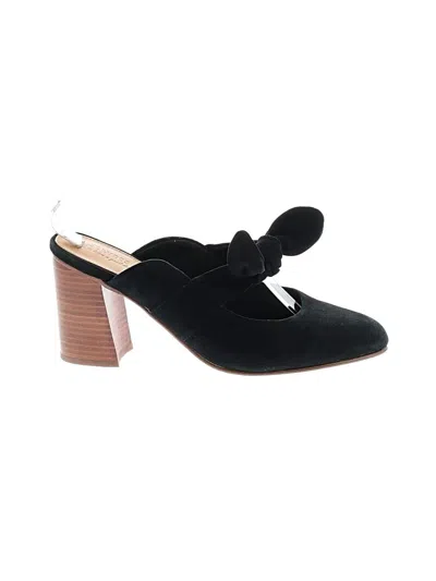 Pre-owned Soludos Mule/clog In Black