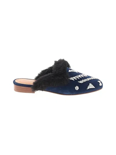 Pre-owned Soludos Mule/clog In Blue